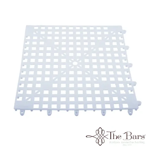 [TPCLR] Alfombra barra blanca 30x30 cm