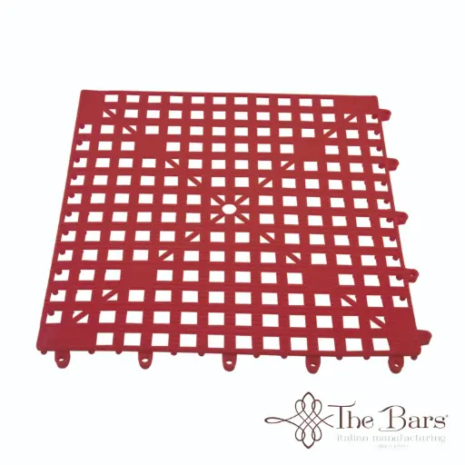 [TPRED] Alfombra Barra Roja 33X33 Cm.                                