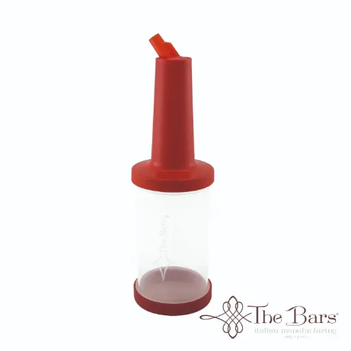 [PM01R] Botella Cocteleria Roja 1 L.