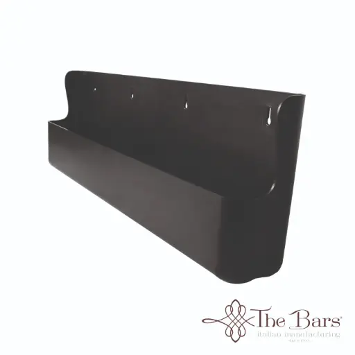 [W005P] Botellero barra negro 85 cm