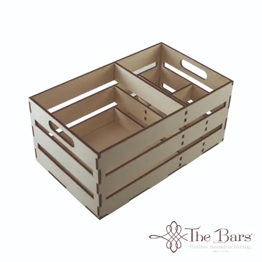 [G001] Organizador Barra Caja Fruta Madera