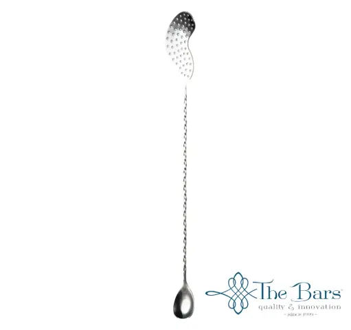 [B004SL] Cuchara cóctel torneada con strainer 40 cm