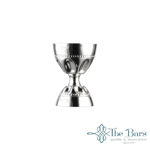 [J030] Medidor Licor Inox. Decó 15-30 Ml.