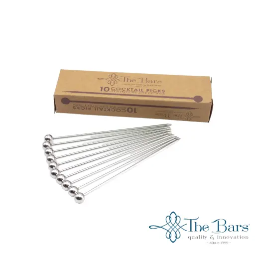 [C008B] Pincho Frutas Inox. Cabezal Bola Pack 12 Unid
