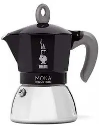 [BIA-0006934] Cafetera Bialetti Induccion Negra 4 Tazas