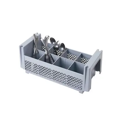 [CKB-8] Media Cesta Cubiertos 8 Compartimentos 45X19,3X18,4 Cm.