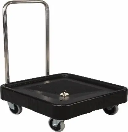 [BTA-02] Carro Cestas Lavado Negro Con Asa 58X58X22/90 Cm.
