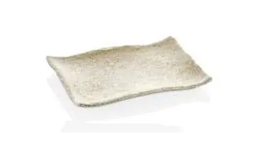 [4675] Fuente Rectangular Melamina Granito Beige 28X19 Cm.