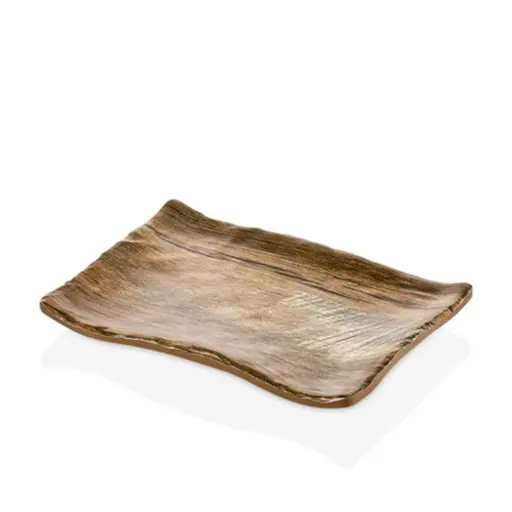 [4630] Fuente Rectangular Melamina Sierra 19X13 Cm.