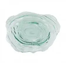 [4841] Fuente Vidrio Reciclado Tornado 46X4 Cm.