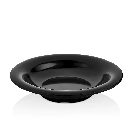 [4858] Plato buffet hondo melamina negro 30 cm
