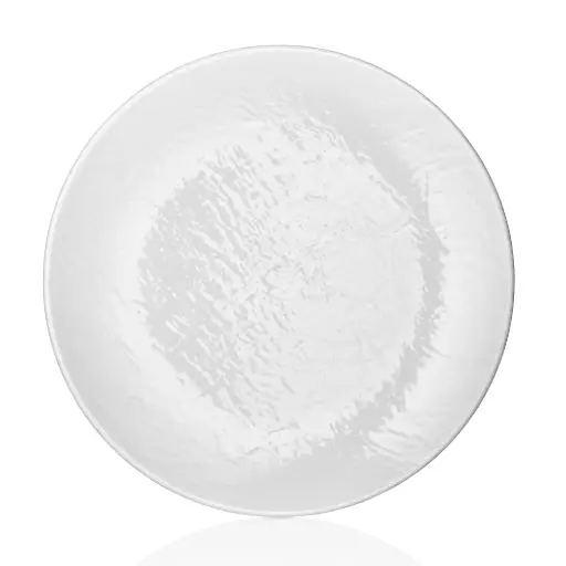 [4825] Plato buffet melamina Tilda blanco 45 cm