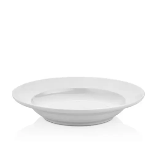 [4618] Plato Hondo Melamina Blanco 22 Cm.