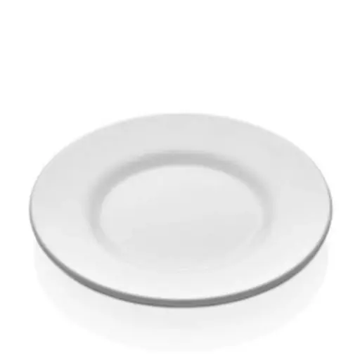 [4617] Plato pan melamina blanco 17 cm