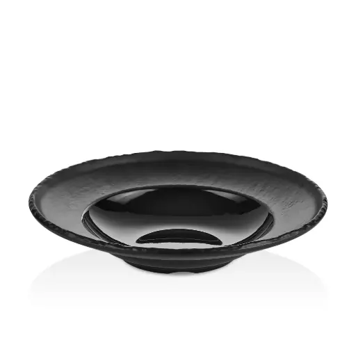 [4849] Plato Pasta Melamina Negro 26 Cm.