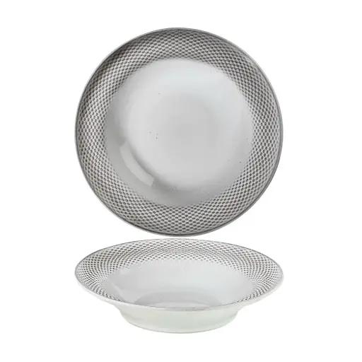 [4875] Plato pasta Panio beige 26 cm