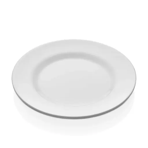 [4616] Plato postre melamina blanco 21 cm
