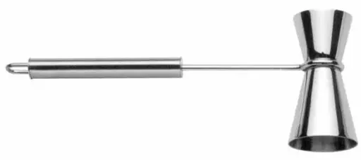 [4029] Medidor Licor Inox. Con Mango 2,5/5 Cl.