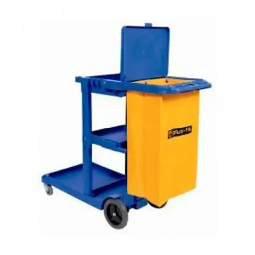 [300002BL] CARRO CAMARERA AZUL CON BOLSA