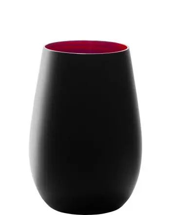 [X3520012EL93] Vaso negro - rojo Elements Metalic 45,6 cl
