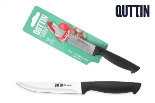 [QT-706005V] CUCHILLO VERDURAS APARTAMENTOS  BLACK 11 CM.