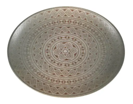 [B928254X] Fuente oval Damasquino 36x28 cm