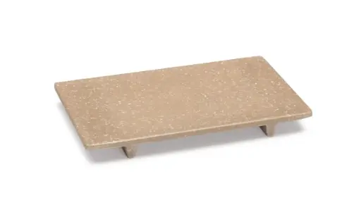 [P22803] Fuente de melamina Stone rectangular 33x19x2,5 cm