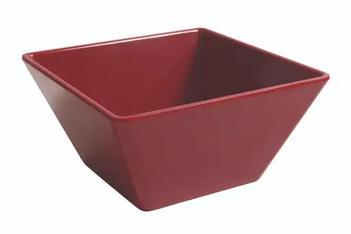 [B885251] Bol Ming Rojo Melamina 15X15X7,5 Cm.