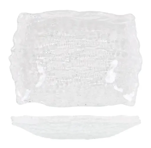 [V638001] Fuente rectangular Lustre Anna 18x13 cm