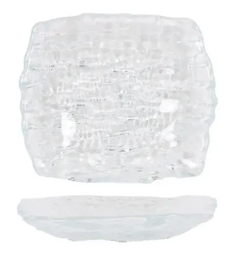 [V638002] Fuente rectangular Lustre Anna 14x13 cm