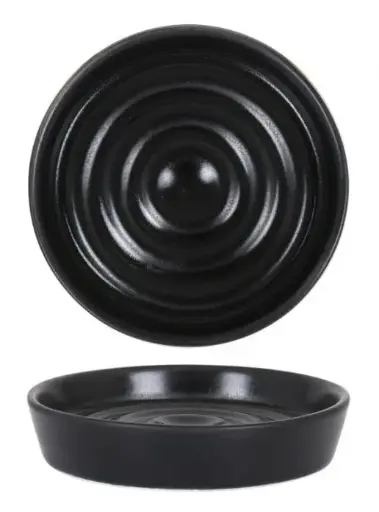 [B928316B] Bol degustación Neat negro 10 cm