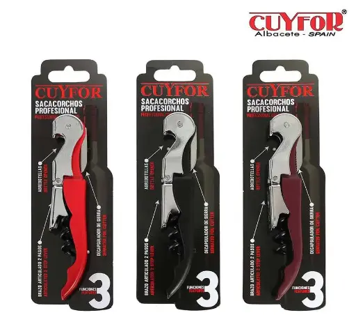 [CY-713001V] Sacacorchos camarero Cuyfor colores