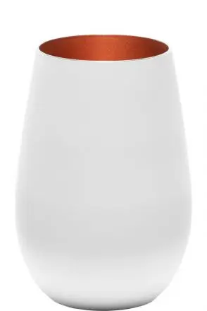[X3520012EL88] Vaso Blanco - Bronce Elements Metal 45.6Cl 8.5X12Cm
