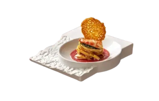 [067003000001] Plato cuadrado Terra blanco 20x3 cm