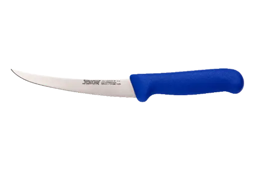 [787105] Cuchillo Deshuesar Curvo Azul 13 Cm.