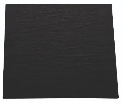 [B2584] Plato pizarra Africa negro 15x15x0,6 cm