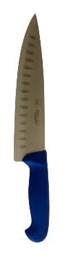 [854018AZ] Cuchillo Cocinero Inyectado Alveolos Azul 20 Cm. 