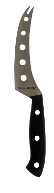 [627005] Cuchillo Queso Acodado Alveolos Negro 13 Cm.
