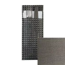 [60554] Zz26 Bolsa Cubiertos Platinum 6 Unid.