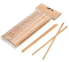 [7613] Palillos Bambu 21 Cm. 24 Unid.