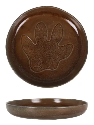[B928319] Plato hondo Terra Prints 24 cm