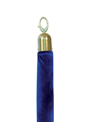 [RS-CLRP-GOBU] Cordon separador ganchos dorados azul 1.5 m