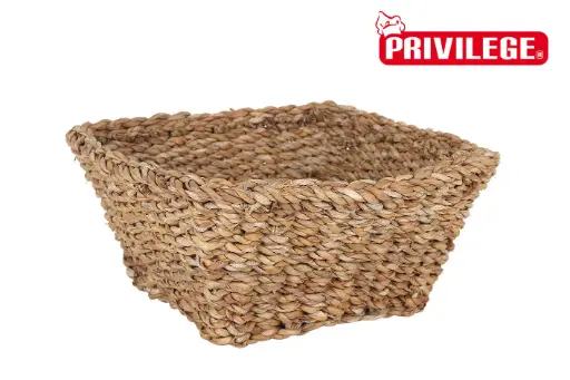 [36503Q25] Cesta Mimbre cuadrada Privilege 25x25x11 cm