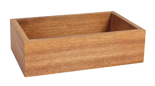 [B947048] Caja madera acacia GN 1/4 75