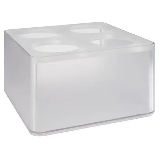 [93230] Enfriador botellas SAN 4 unidades. 27x27x15 cm
