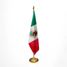 [15MEXI] Bandera Sobremesa Mexico 15x10 cm.                               