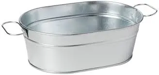 [GSB2315R] Zz26 Rustidera Deg. Galvanizado Rojo 23X15X7 Cm.