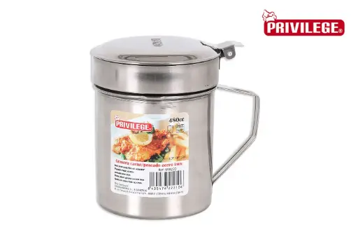 [998220-1] Grasera carne / pescado 480CC de acero inoxidable Quttin