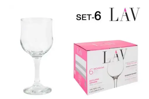 [22209S] Copa de vino Tinto 240CC set de 6