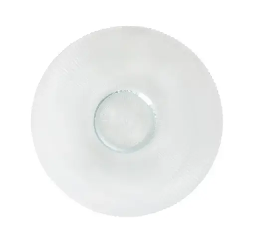 [V638058] Plato degustación Siddi transparente 26x3 cm
